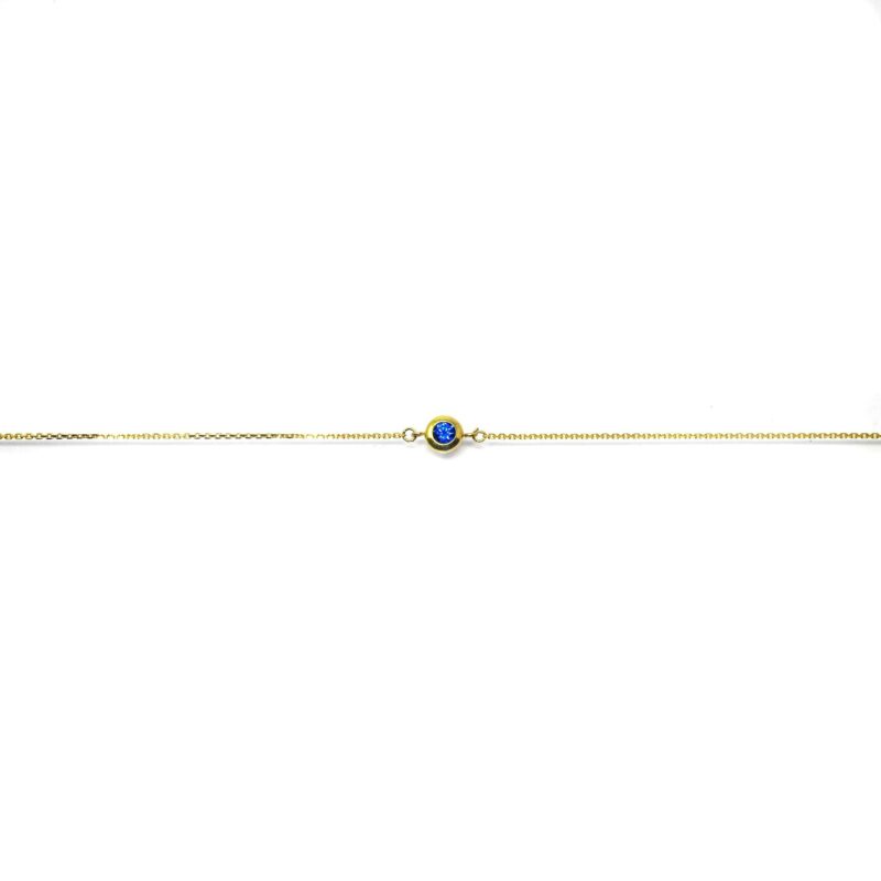 Bracelet zircon bleu-2-min