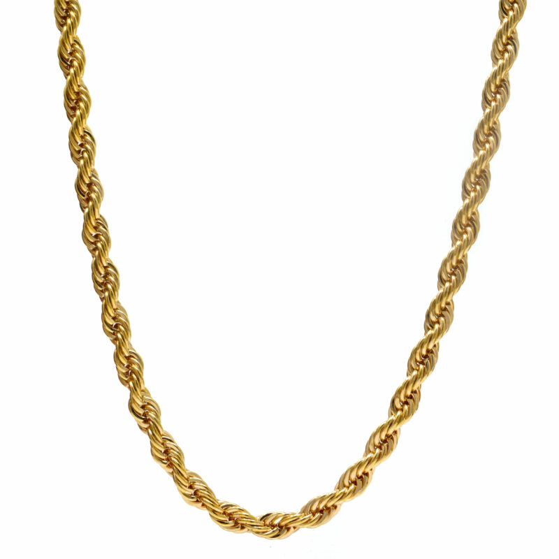 Collier maille corde60CM 6MM-2