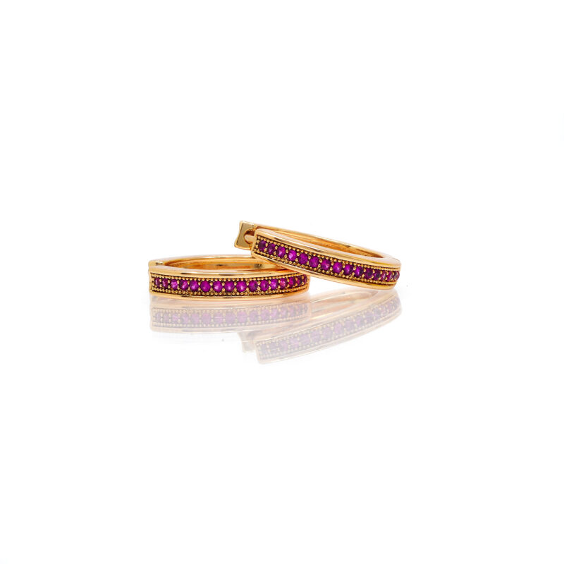 Creole pave rang pierre rouge 16MM-2