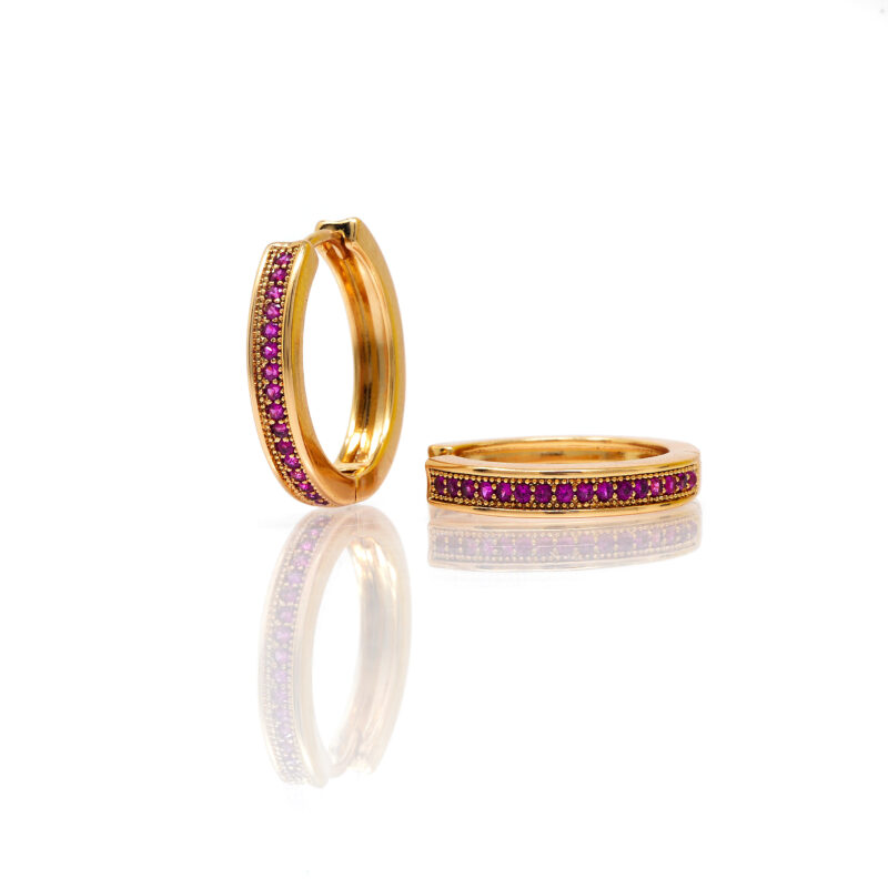 Creole pave rang pierre rouge 16MM-3