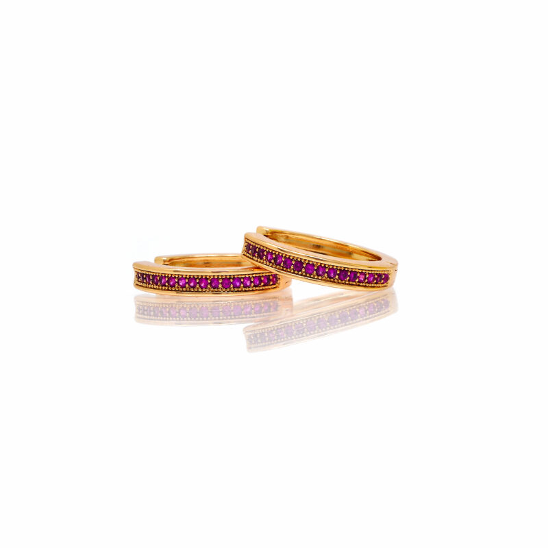 Creole pave rang pierre rouge 16MM